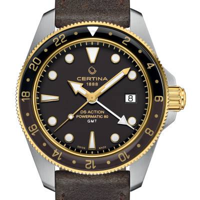 Montre DS Action GMT Powermatic 80 C0329292605100 - Certina