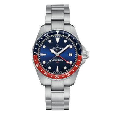 Montre DS Action GMT Powermatic 80 C0329291104100 - Certina