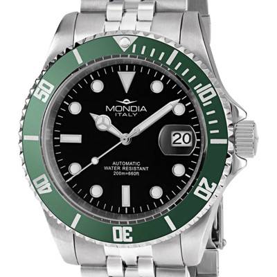 Montre Madison Diver Automatic MI-786-SSGR-BK-GB - Mondia