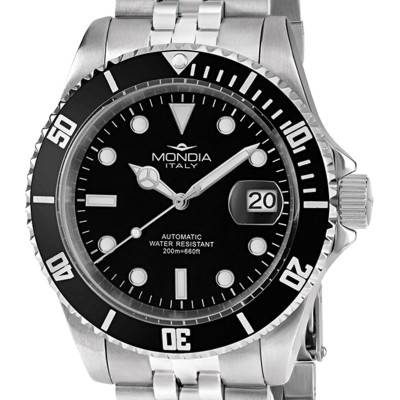 Montre Madison Diver Automatic MI-786-SSBK-BK-GB - Mondia