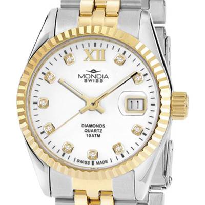 Mondia Icon Legend Lady Diamonds MS-207-SO-02DWT-GB Watch - Mondia