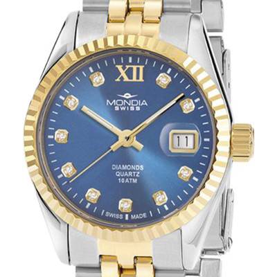 Mondia Icon Legend Lady Diamonds MS-207-SO-04DBL-GB Watch - Mondia