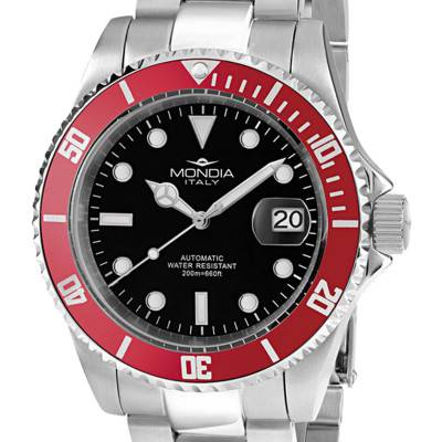 Montre Madison Diver Automatic MI-786-SSRD-BK-OY - Mondia