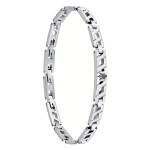 Iconic Gray & Black Steel Bracelet