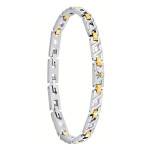 Bracelet Iconic en Acier & Céramique Jaune