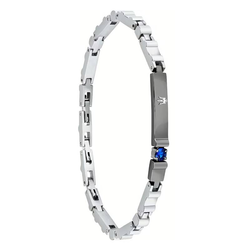 Steel Blue Sapphire Bracelet, Length 18 cm to 21.5 cm - JM224AXO03 - Maserati