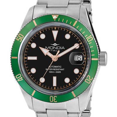 Montre Heritage Diver MI-821-SGRPR-BK-OY - Mondia