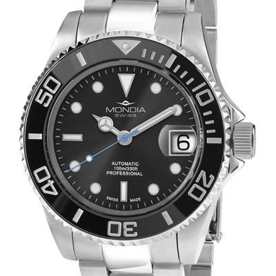 Montre Icon Legend Automatic MS-226-SS-BK-BK-OY - Mondia
