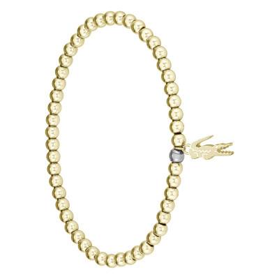 Orbe Gold-Tone Steel Bead Bracelet, Length 16.50 cm - 2040334 - Lacoste