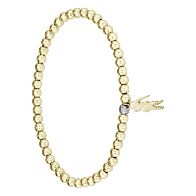 Orbe Gold-Tone Steel Bead Bracelet, Length 16.50 cm - 2040334 - Lacoste