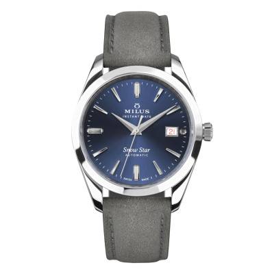 Snow Star Ice Blue Watch - Milus