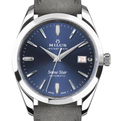Snow Star Ice Blue Watch - Milus