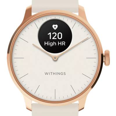 Rose Gold Scanwatch Light Watch - Withings