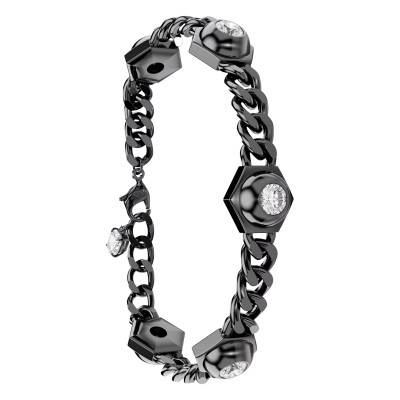 Bracelet Numina Métal Ruthénié & Cristaux Blancs - 5692605 - Swarovski