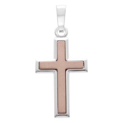 925 Silver Brown Cross Pendant - Vandona