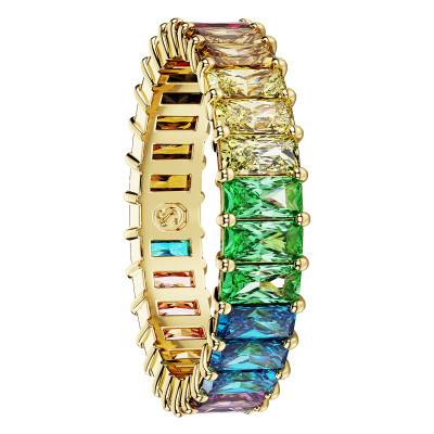 Bague Matrix Métal Doré & Cristaux Multicolores - 5686632 - Swarovski