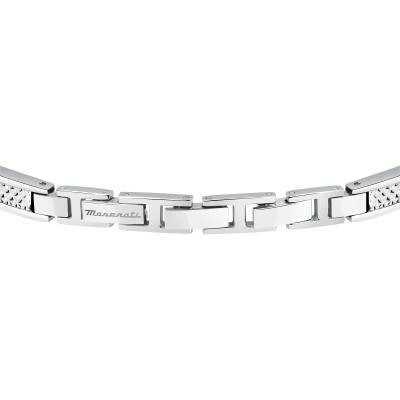 Steel Bracelet, Length 18,50 cm to 21,50 cm - JM423AVD21 - Maserati