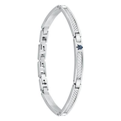 Steel Bracelet, Length 18,50 cm to 21,50 cm - JM423AVD21 - Maserati