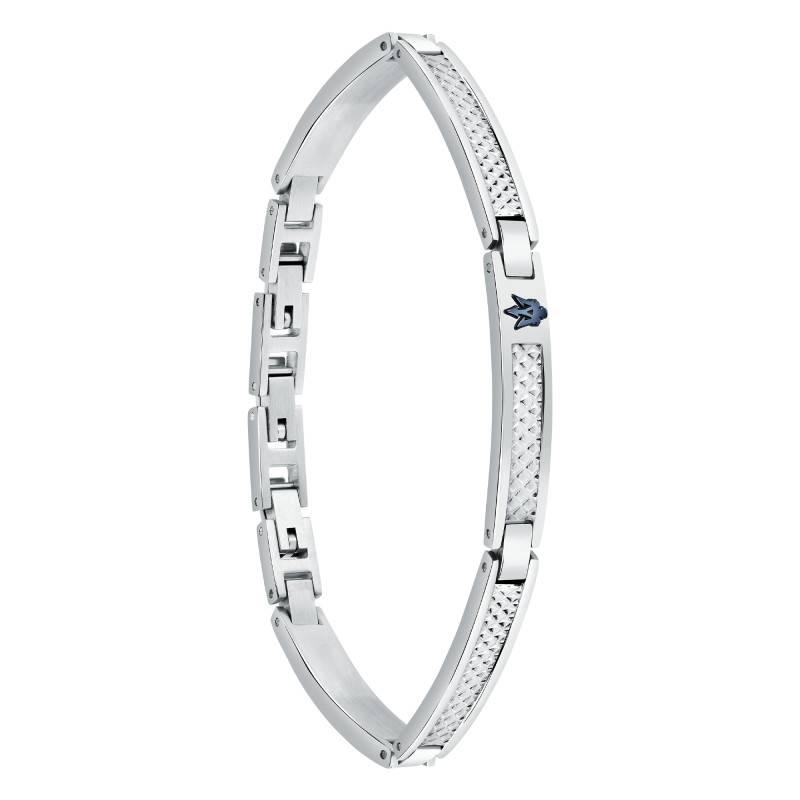 Steel Bracelet, Length 18,50 cm to 21,50 cm - JM423AVD21 - Maserati