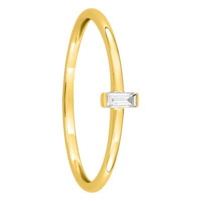 Bague en Or Jaune 750 & Diamant 0,05 ct - Aurora