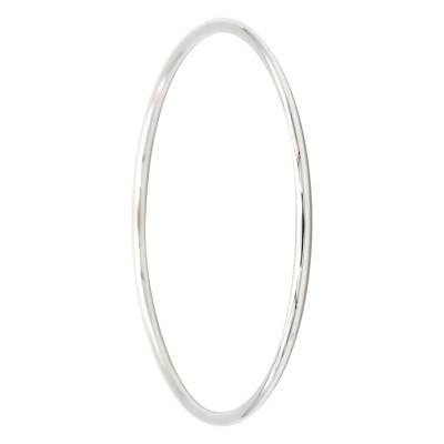 Bracelet Jonc Fil Rond en Argent 925, Diamètre de 6,00 à 7,00 cm, Largeur 2,50 mm - Artemis