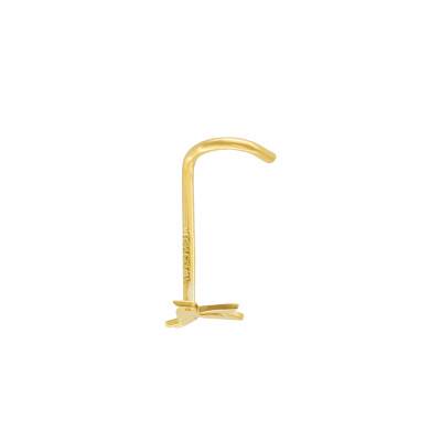 750/1000 Yellow Gold Hummingbird Nose Piercing - Lumiosa
