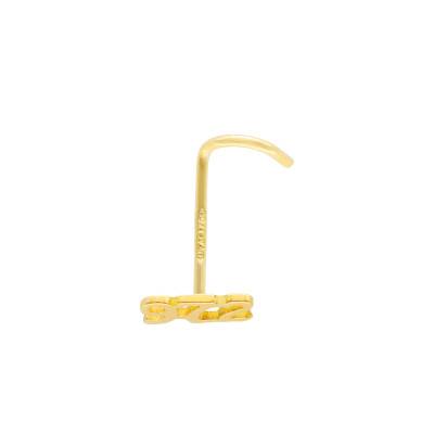 972 750 Yellow Gold Nose Piercing - Lumiosa