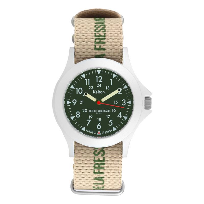 Field Sand Solar Watch X Ines de la Fressange 9124732 - Kelton