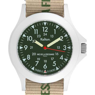 Field Sand Solar Watch X Ines de la Fressange 9124732 - Kelton