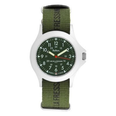 Montre Solaire Field Kaki X Ines de la Fressange 9124722 - Kelton