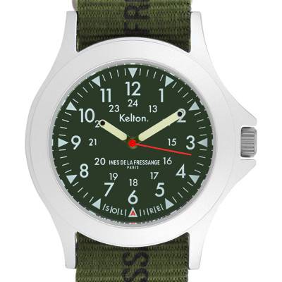 Solar Field Khaki X Ines de la Fressange 9124722 Watch - Kelton