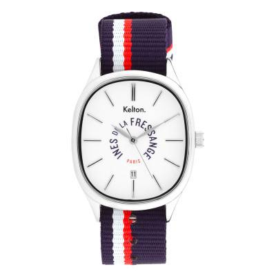 Montre Grande Colorama Sport Navy X Ines de la Fressange 9124242 - Kelton
