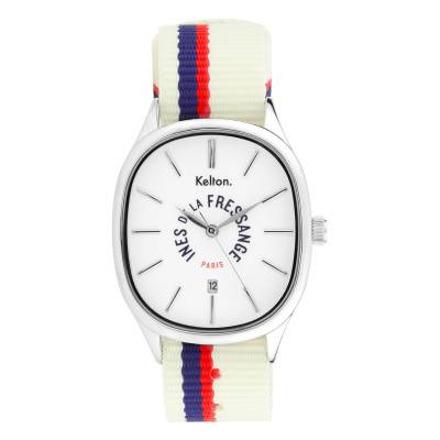 Montre Grande Colorama Sport Ecru X Ines de la Fressange 9124352 - Kelton