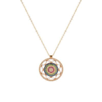 Collier Wheely Doré & Zircons, Longueur Ajustable - Hipanema