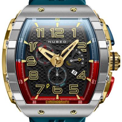 Magellan Chronograph Retrograde Gamer Blue NB-6088-04 Watch - Nubeo