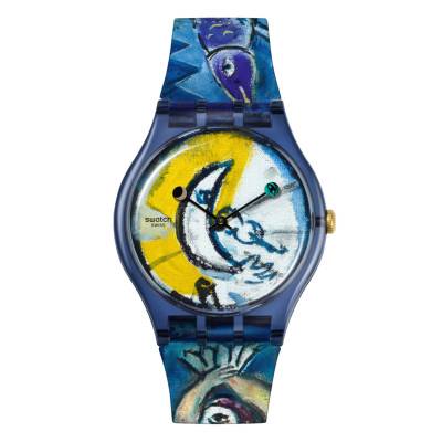 Montre Chagall's Blue Circus Swatch x Tate Gallery SUOZ365 - Swatch