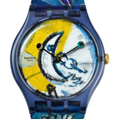 Montre Chagall's Blue Circus Swatch x Tate Gallery SUOZ365 - Swatch
