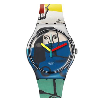 Leger's Two Women Holding Flowers Swatch x Tate Gallery Watch SUOZ363 - Swatch