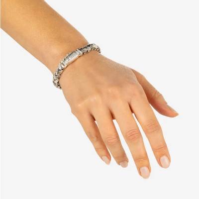 925 Silver George Bracelet, Length 18.50 cm to 22 cm - Buddha to Buddha