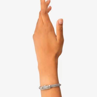 925 Silver Nurul/Ellen Mix XS Bracelet, 9.60 mm Wide, 15 cm to 19 cm - Buddha to Buddha