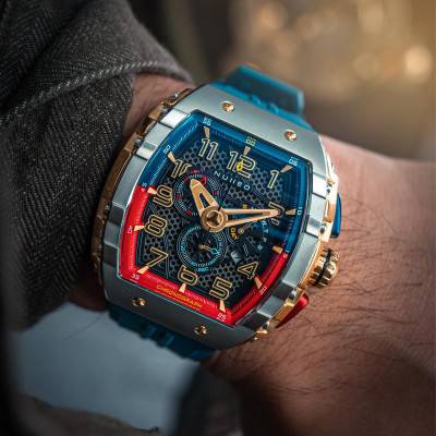 Montre Magellan Chronograph Retrograde Gamer Blue NB-6088-04 - Nubeo