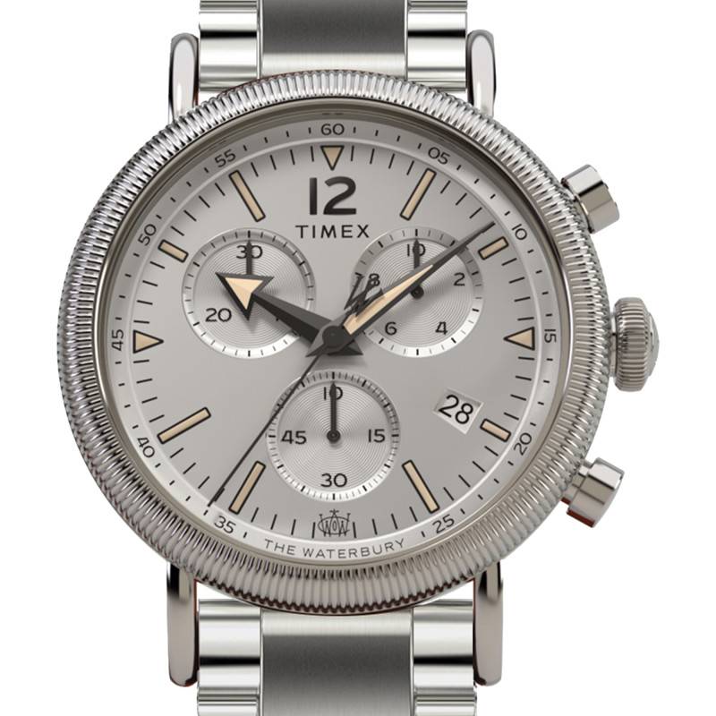 Montre Waterbury Coin Edge Chronograph - TW2W20900 - Timex - Ocarat