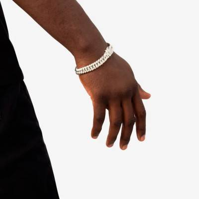 925 Silver XS Chain Bracelet, 10.50 mm Wide, 14 cm to 21 cm - Buddha to Buddha