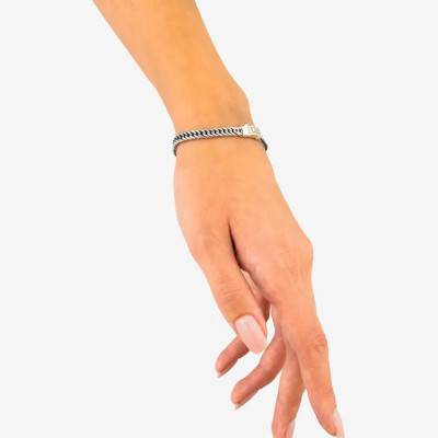 925 Silver Esther Mini Bracelet, 4 mm Wide, 14 cm to 19 cm Length - Buddha to Buddha