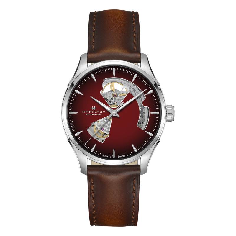 Jazzmaster Open Heart Auto 40mm Men's Watch H32675570 - Hamilton