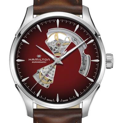 Jazzmaster Open Heart Auto 40mm Men's Watch H32675570 - Hamilton