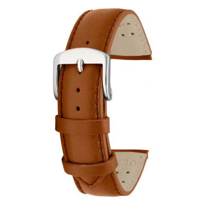Bracelet de montre Baltimore cuir cognac en 12mm, 14mm, 16mm, 18mm et 20mm - Bracelet Rochet