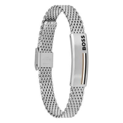 Bracelet Alen en Acier, Longueur 18 à 19,50 cm - 1580611 - Boss