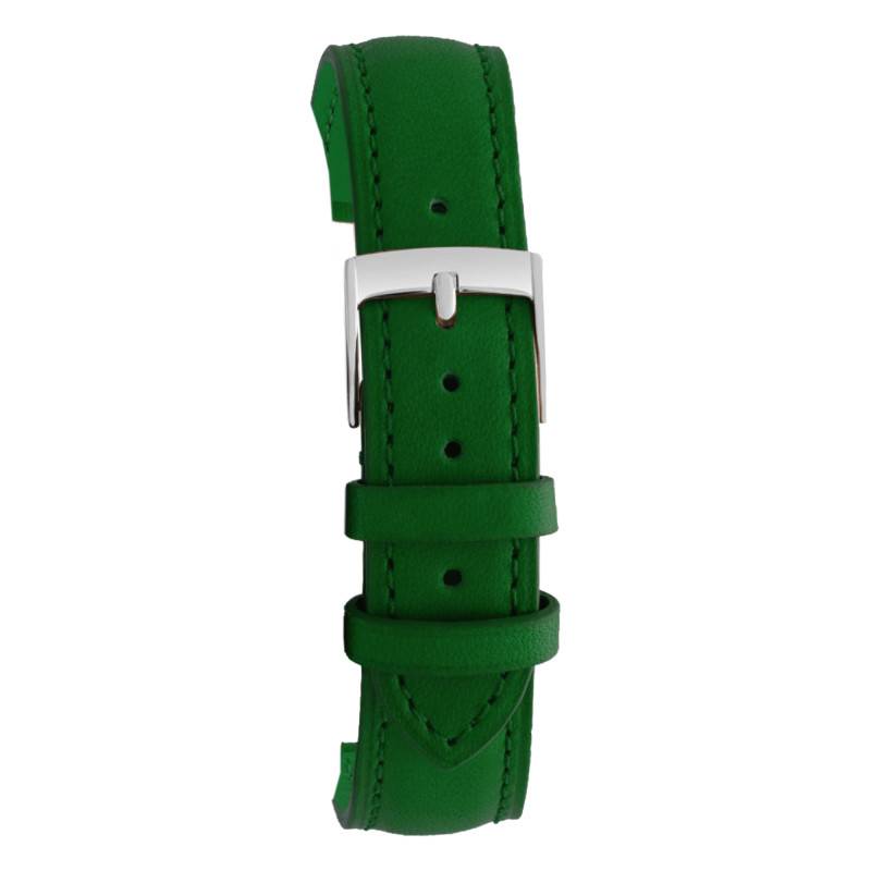 Côme Empire Green Leather Watch Strap in 14 mm, 16 mm, 18 mm & 20 mm - Bracelet Rochet
