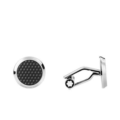 Boutons de Manchette Meisterstück Noirs MB132976 - Montblanc